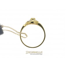 Salvini anello solitario oro giallo e bianco con diamanti ct.0,17 ref. n51393
